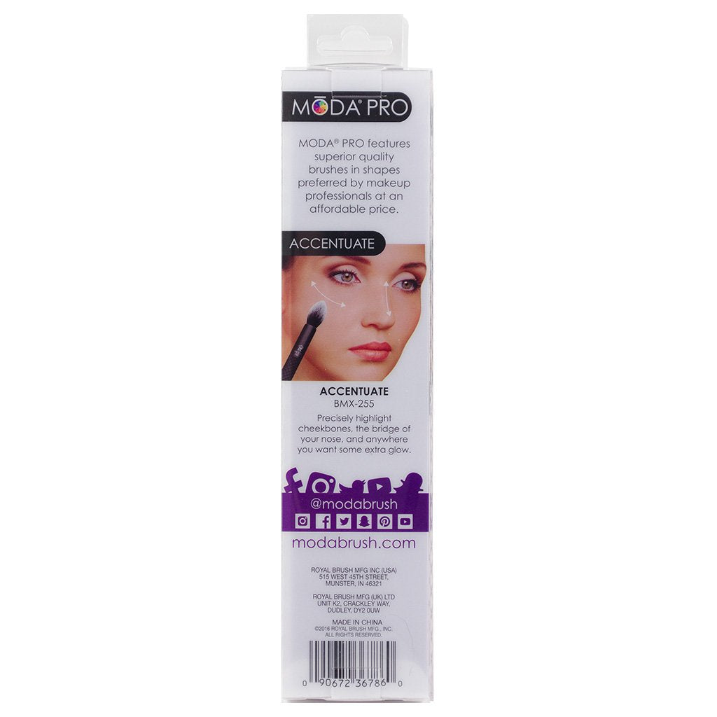 BMX-255 - MODA® Pro Accentuate Retail Packaging Back