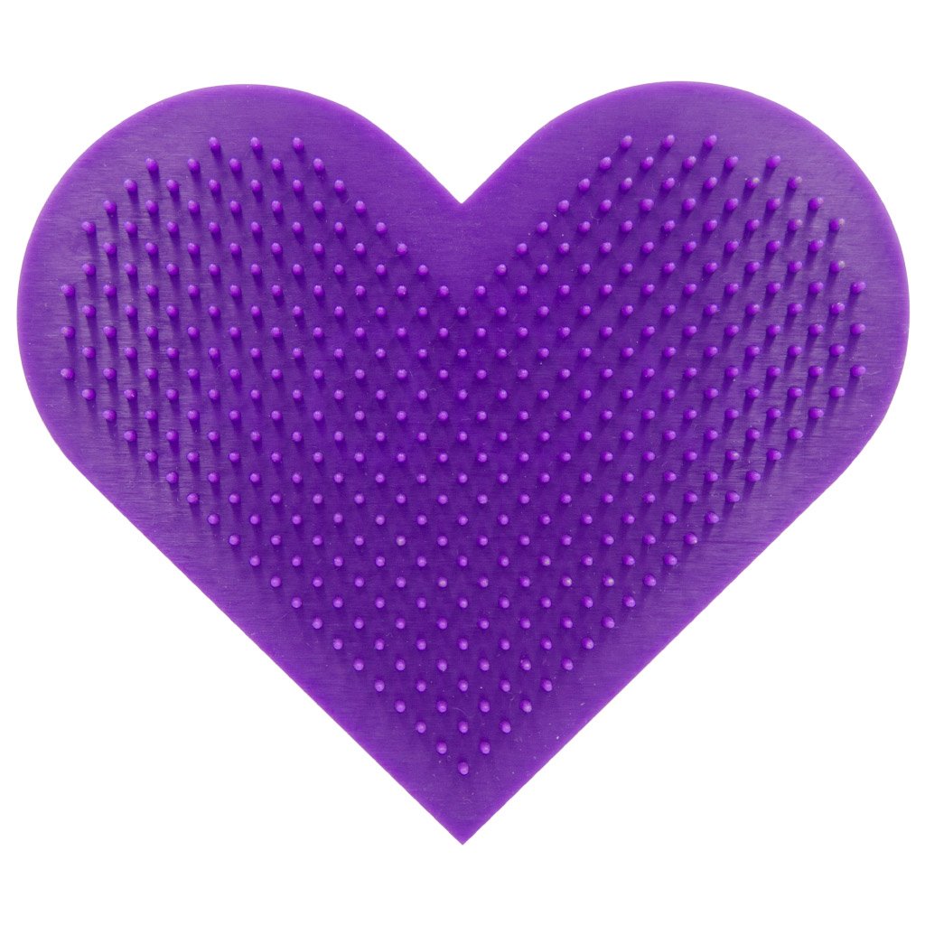 BMD-T01 - MODA® Heart Scrubby Makeup Brush Cleaning Pad Front