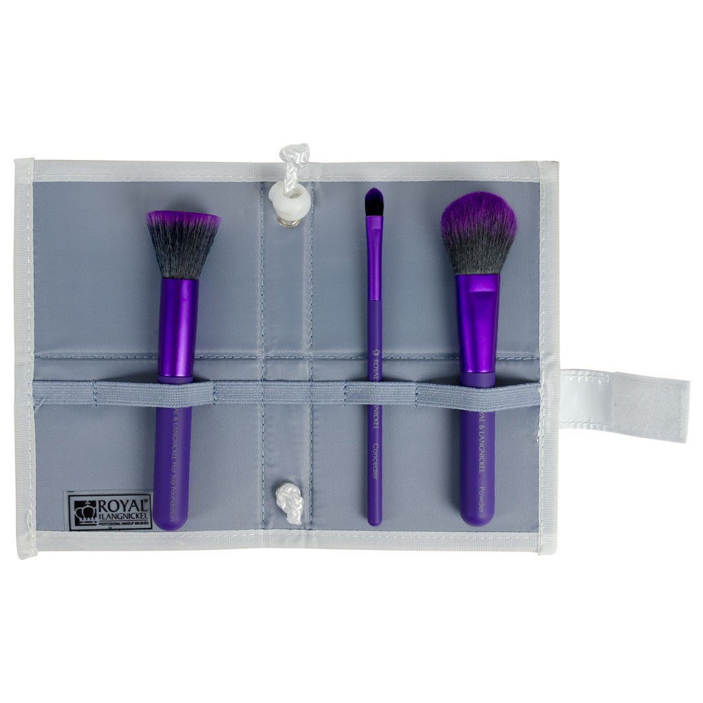 MODA™ COMPLEXION PERFECTION 4-piece Purple Brush Kit