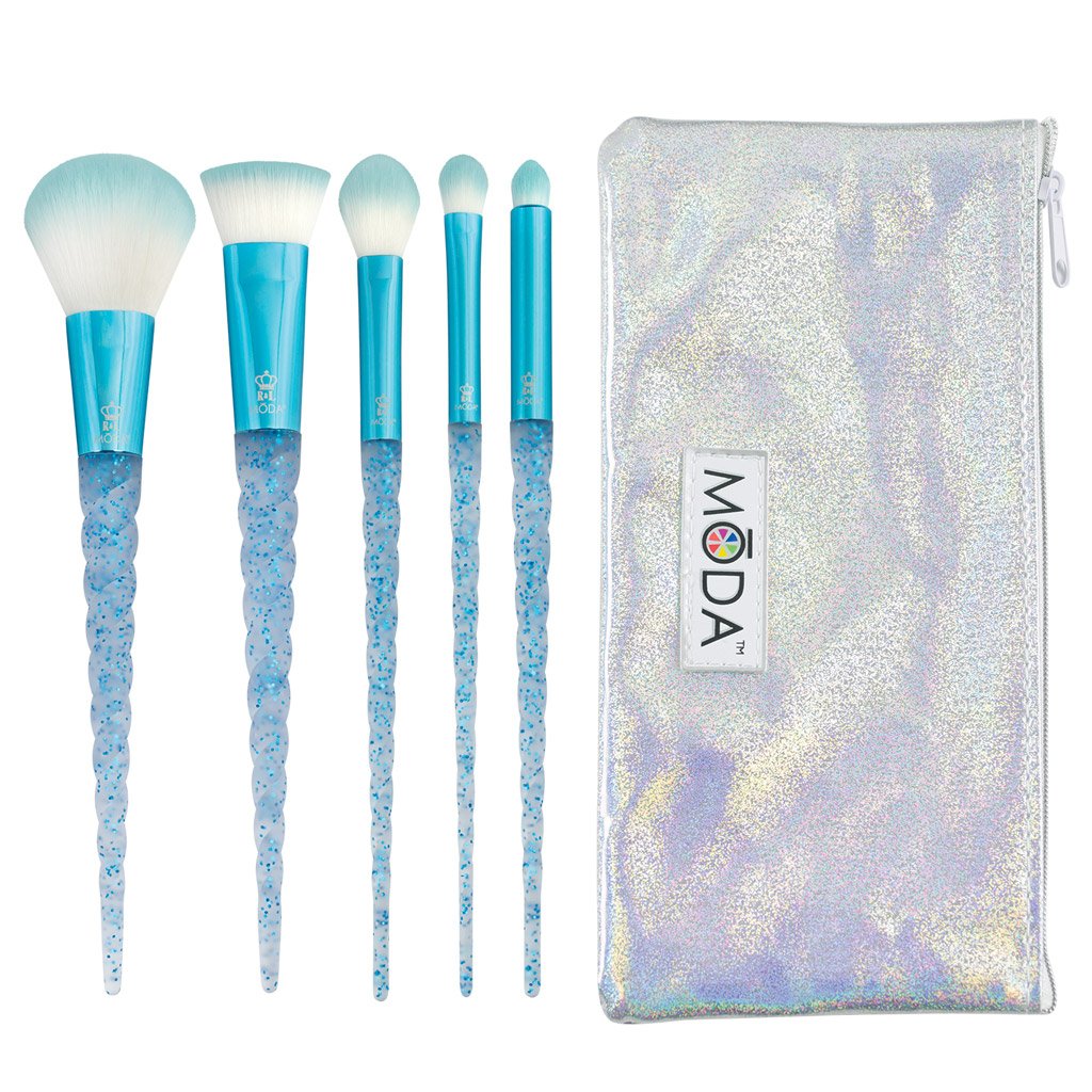 Makeup Brushes with Zip Case