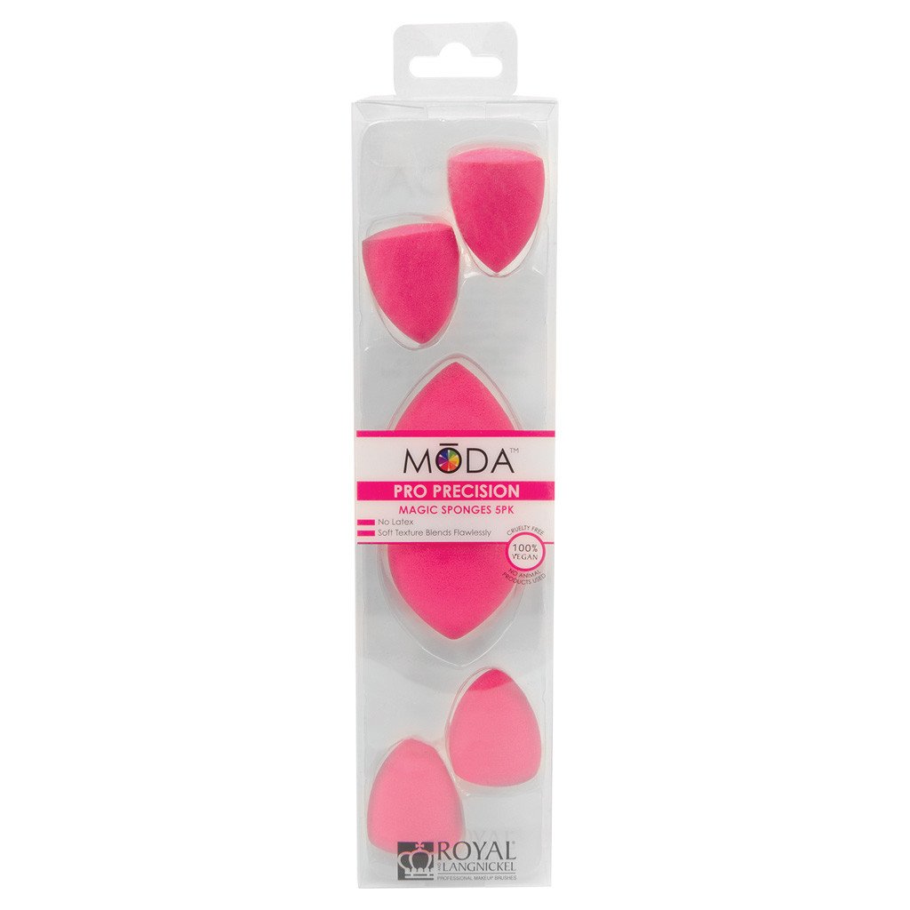 BMD-MMSET5P - MODA® Pro Precision Magic Sponges 5 Pack Retail Packaging