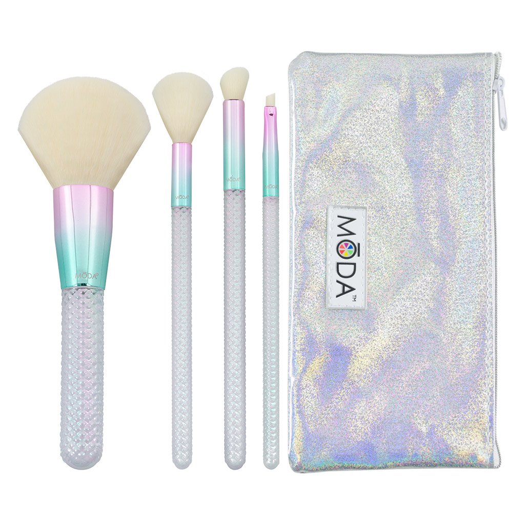 Makeup Brushes with Zip Case