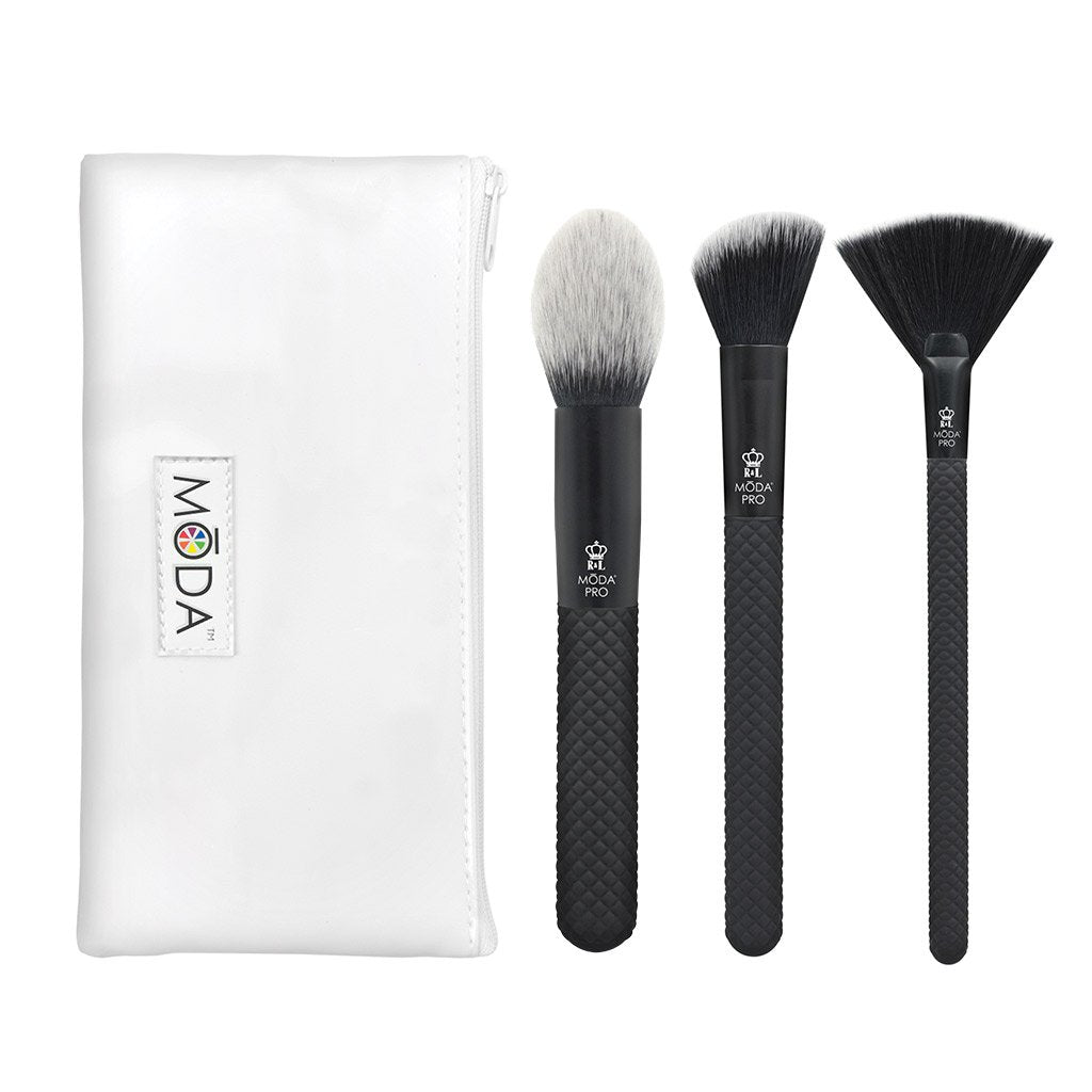 Makeup Brushes with Zip Case