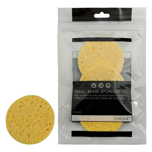 front of individual sponge and Retail Packaging