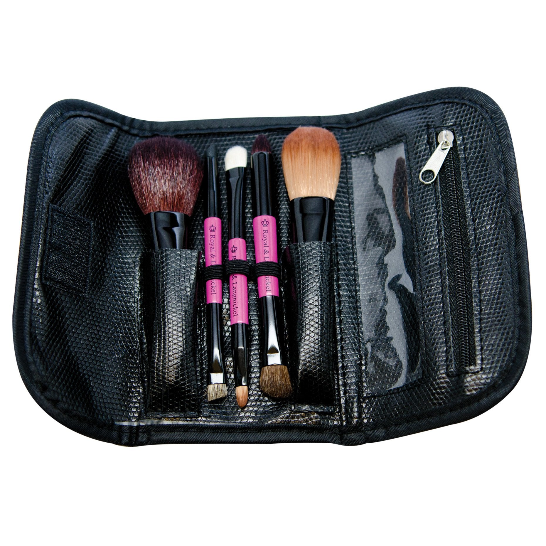 Makeup Brushes in Travel Case