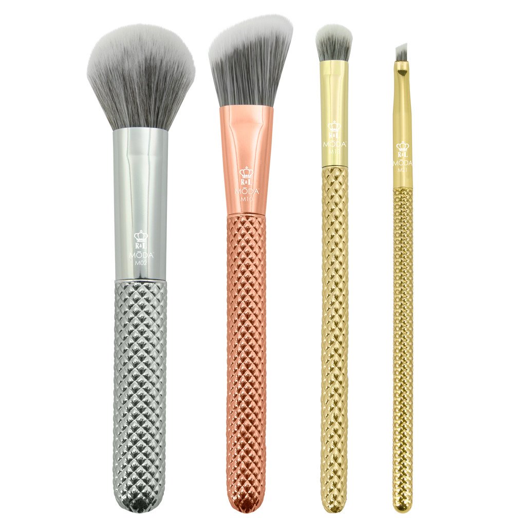 MODA® Metallics 5pc Complete Kit MSET-CK4 Makeup Brushes