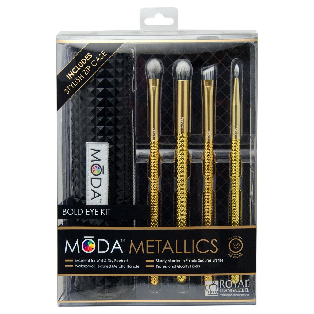 MSET-EK4 - MODA® Metallics 5pc Bold Eye Kit Retail Packaging