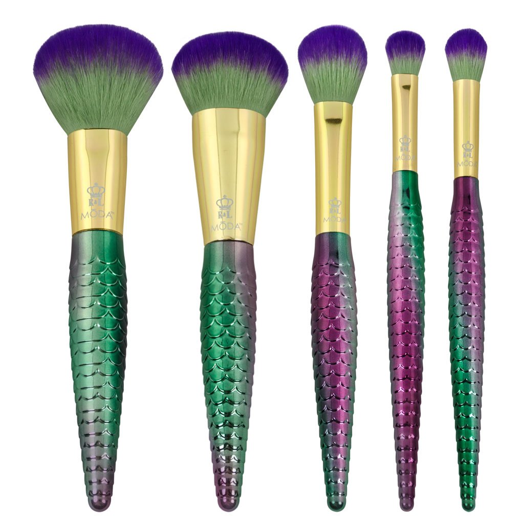 BMD-MSWSET6T - MODA® Mythical 6pc Sweet Siren Travel Kit Makeup Brushes